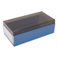 thumbnail image 4 of Index Card Box,Card File Holder Organizer Metal Base Heavy Duty Enlarged Space Transparent Plastic Sliding Design Credit Card Box For Index Cards Acrylic, 4 of 8