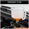 thumbnail image 4 of 15Pcs Car Accessories Fit Universal Vehicles Pour Oil Tool Spill Proof Coolant Filling Kit Plastic Filling Funnel Spout, 4 of 6