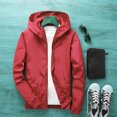 thumbnail image 2 of Splozh Veste en Molleton pour Garçons Veste Mince Garçons Veste à Manches Longues Confortable Douce et à la Mode Veste à Capuche Zippée Rouge, 3-4 Ans, 2 of 4