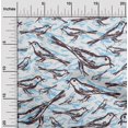 thumbnail image 2 of oneOone Cotton Flex Wine Fabric Bird Craft Projects Decor Fabric Printed By The Yard 40 Inch Wide, 2 of 4