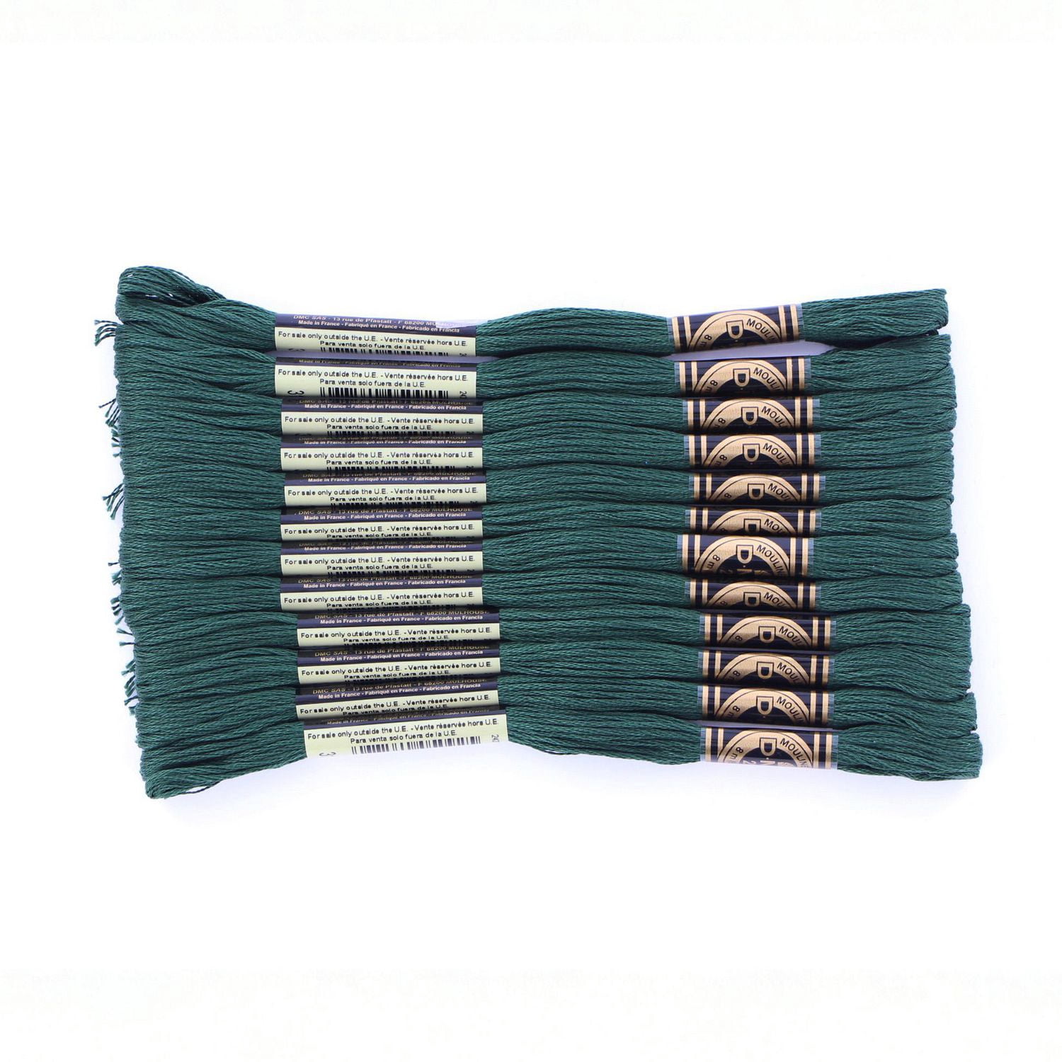 DMC à 6 brins fil à broder en coton 8 m (8.7 yd), vert