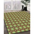 thumbnail image 3 of Ahgly Company Machine Washable Indoor Rectangle Transitional YellowGreen Area Rugs, 2' x 4', 3 of 7