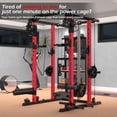 thumbnail image 3 of U-MAX 2000lbs Power Cage with Lat Pulldown, 2"x2" Steel Squat Rack Cable Crossover All-in-One Home Gym, 3 of 8