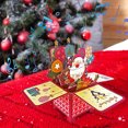 thumbnail image 4 of EGNMCR Christmas Decorations, Christmas Gifts Christmas Card Up Christmas Tree With Lights And Music Greeting Card Christmas Tree Up Christmas Card LED Light Christmas Card Greeting cards, 4 of 5
