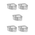 thumbnail image 1 of yingyy 1/2/3/5 Support de Baignoire de Support de Lavage Support de Rangement Durable Sans Perforation Décorations de Commodité Brosse à Dents Support Blanc 5PCS, 1 of 6