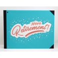 thumbnail image 3 of Darling Souvenir Blue Calligraphy Hardbound Cover Personalized Printed Retirement PartyGuestbookMemory Messagebook-9 x 12 Inches, 3 of 5