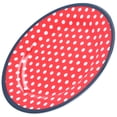 thumbnail image 4 of Decorative Dessert Plate, Practical Dinner Plate  For Condiments Candies, Snacks For Fruits Desserts, Cakes And Salads Red Dot, 4 of 8