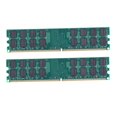 thumbnail image 1 of 2X DDR2 4GB Memory RAM 1.5V 800MHZ PC2-6400 240 Pin Desktop DIMM Unbuffered Non-ECC for AMD Motherboard Desktop,2 * Memory RAM,Green, 1 of 8