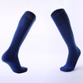 thumbnail image 2 of BYHONG Socks for Women Adult Soccer Socks Solid Color Simple Long Comfortable Breathable Non Running Socks Womens Blue One Size, 2 of 4