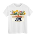 thumbnail image 1 of Pyjama Court Taille 8 pour Filles, T-Shirt à Manches Courtes Imprimé Décontracté pour Enfants, 1 of 4