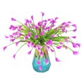 thumbnail image 1 of Artificial Calla Lily Flowers Non-Fading UV-Resistant Faux Plastic Flowers for Garden Porch Window Decor, 1 of 2