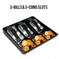 thumbnail image 2 of Cash Register Insert Replacement, Coins Money Storage Box 9.6 X 9.6 X 1.4inch Cash Register Insert Tray  For Shop Store For Supermarket, 2 of 8