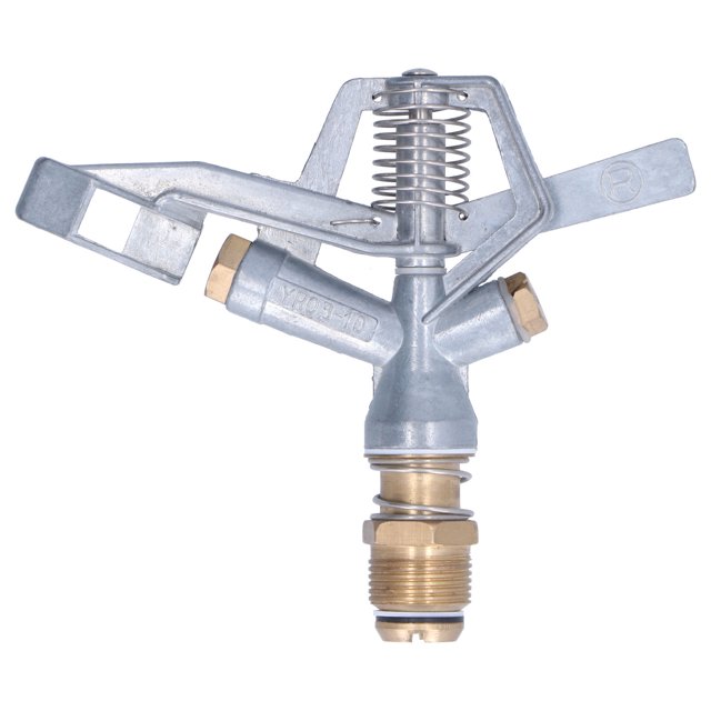 QIILU Watering System Watering And Irrigation G3/4 Male Thread Sprinkler Zinc Alloy Rotating Sprayer Nozzle For Garden Lawn