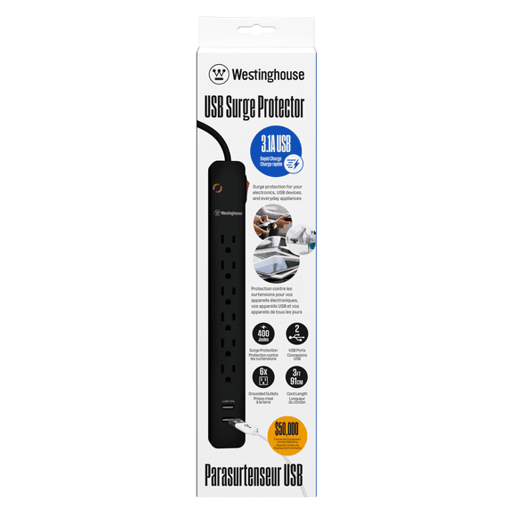 Dispositif antisurtension USB Westinghouse de 400 J