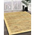 thumbnail image 2 of Ahgly Company Tapis d'Intérieur Ronds Abstraits Brun Cannelle, Tapis de Zone Abstraits, 3 Pieds Rond, 2 of 6
