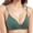 Vert, variante sur HNMKIU Soutien-Gorge pour Femmes Rehausseur Femmes Décontracté Multicolore Couleur Unie Bonnet Triangle Sans Armature Bretelle d'Épaule Ajustable Soutien-Gorge Mince sous-Vêtements