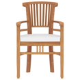 thumbnail image 3 of vidaXL 7 Piece Garden Dining Set Solid Wood Teak, 3 of 5