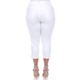 thumbnail image 4 of White Mark Jeans Capri pour Femmes Grande Taille, 4 of 5