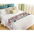 thumbnail image 1 of EREHome tree Bed Runner Bed Scarf Bed Decor 20x95 inch, 1 of 1