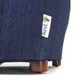 thumbnail image 3 of Keet Roundy Canapé pour Enfants en Denim, Bleu, 3 of 5