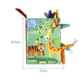 thumbnail image 4 of Soft Crinkle Book Rattle Toy for Infants Educational Car Seat Babies Tigers, 4 of 8