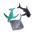 thumbnail image 3 of 24Pcs Marine Animals Model Toys Lifelike Educational Simulated Ocean Animal Models Toys Set For Home School, 3 of 8