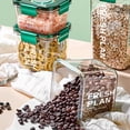 thumbnail image 4 of LSLJS Airtight Cereal Storage Container with Lids, Clear Airtight Kitchen Food Storage Container for Grain, Sugar, Flour, Rice, Nut, Snacks, Decorative Boxs, 4 of 9