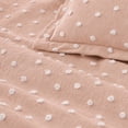 thumbnail image 2 of Swift Home Dot Clip Textured Duvet Cover Set, Soft All Season Bedding with Zipper Closure, Queen, Pink, 2 of 5