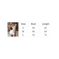 thumbnail image 2 of xiaxaixu Femmes Été Casual Robe Bandage Couleur Unie Coupe Mouche Manches Robe de Soirée pour Streetwear Club, 2 of 8
