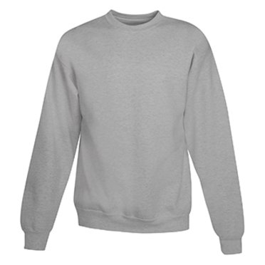 Hanes Ultimate Cotton Adult Crewneck Sweatshirt, M, Light Steel