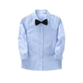 thumbnail image 1 of Nmmacb Chemise Habillée à Manches Longues pour Garçons, Col Boutonné, avec Cravate, 2-14 Ans, 1 of 7