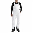 thumbnail image 3 of Sentmoon Mens Ski Pants Ski Pants Men Oversized Men's Snow Ski Overalls Windproof Insulated Romper Snowpants for Waterproof and Breathable Protection White L, 3 of 9