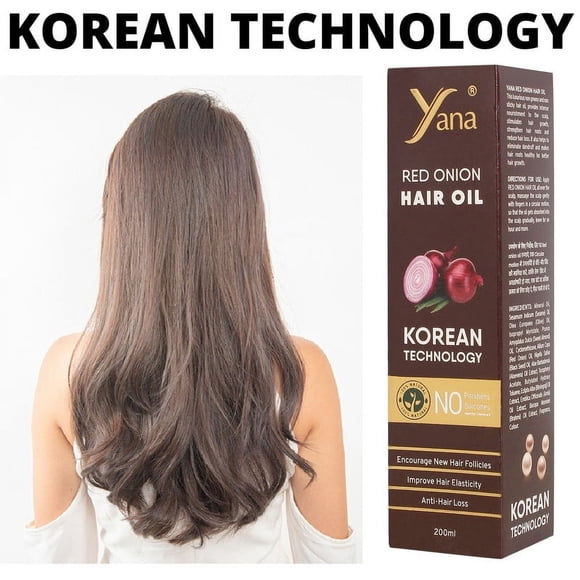 Yana onion black seed oil hair products for women | hair oil | hair oil for black hair | for dry hair |oil for long hair growth | hair oil for long straight hair