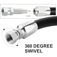 thumbnail image 4 of 2PCS Reusable Hydraulic Fittings 3/8Inch ID Hydraulic Hose Field Repair Kit, 4 of 7