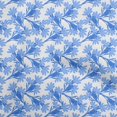thumbnail image 1 of oneOone Cotton Jersey Light Blue Fabric Floral Craft Projects Decor Fabric Printed By The Yard 58 Inch Wide, 1 of 4