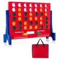 thumbnail image 1 of Costway Wall Mounted or Tabletop Giant 4 in a Row Jumbo 4-to-Score Connect Game Set Blue, 1 of 10
