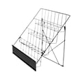 thumbnail image 4 of Lipstore Comic Book Rack Metal Book Display Stand Greeting Card Shelf Stand Holder Office black, 4 of 8
