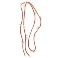 thumbnail image 4 of Esquirla Mode Femmes Décoration de Perles Ceinture de Taille Bretelle Fine Ceinture de Robe Camel, 4 of 8