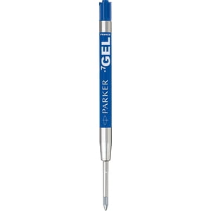 Parker Quink Encre de renouvellement pour stylos à bille, point moyen, encre bleue, 4-Total recharges ( 30526PP-2PK)