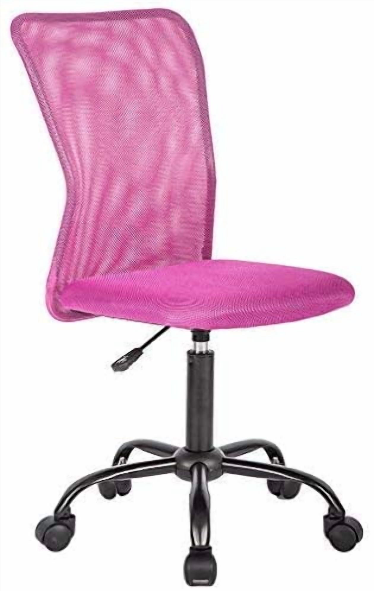 BestOffice Computer Desk Chair, Adjustable Swivel Task Chair for Home & Office, Pink