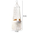 thumbnail image 3 of Macrame Cat Hammock Bed Hanging Window Perch for Large Cats and Small Pets Indoor Outdoor, 3 of 8