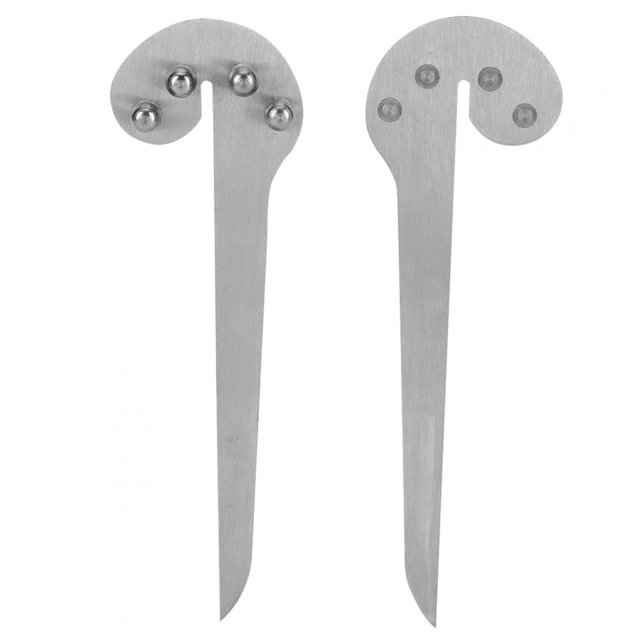 Center Gauge, Center Finder Gauge, Wookworking Portable Stainless Steel For Angle Marking Metal Machining Marking Supplies Wookworking Ruler