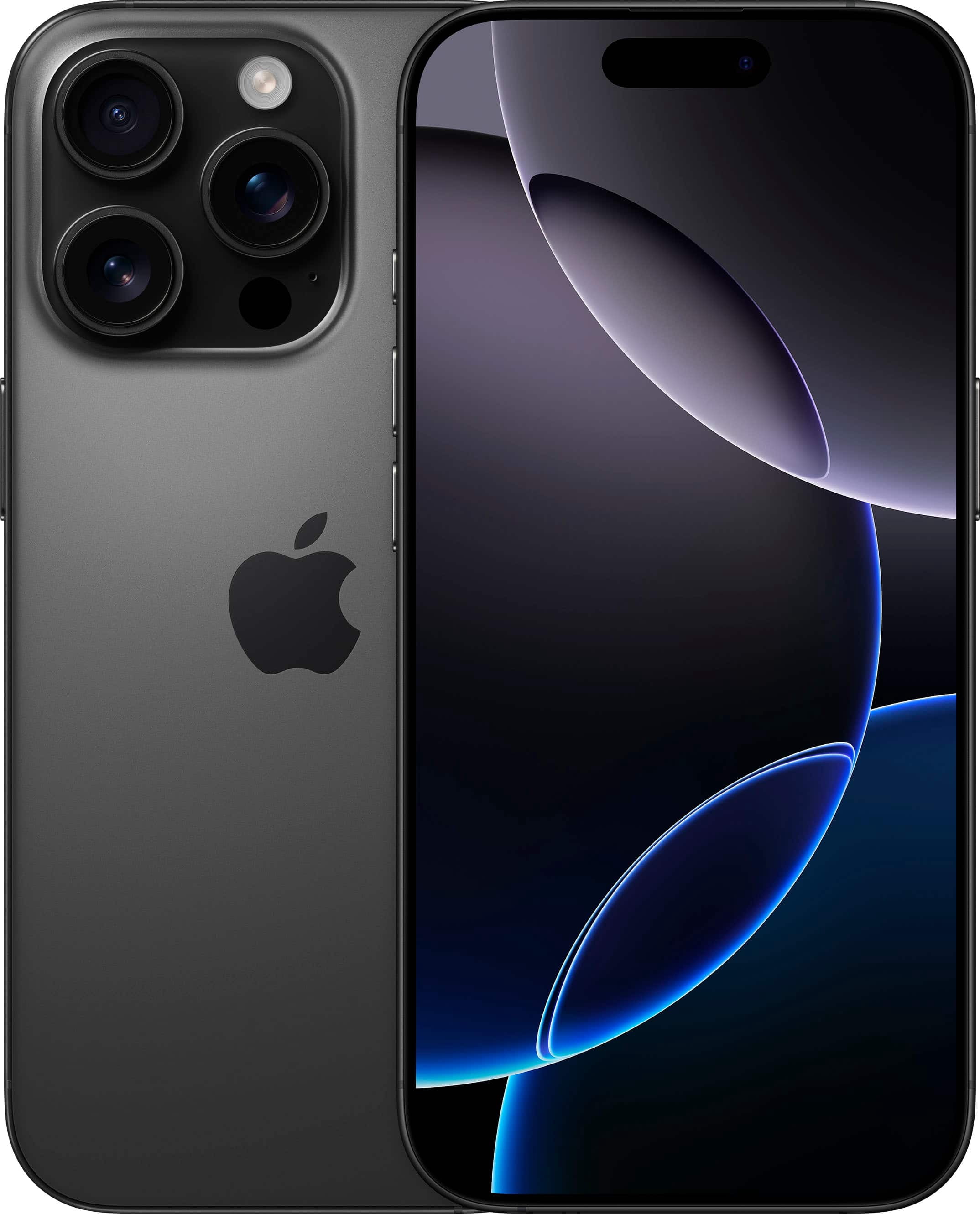 Refurbished Apple iPhone 16 Pro A3083 - eSIM ONLY - (Fully Unlocked) 256GB Black Titanium (Grade A)