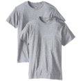 thumbnail image 1 of Hanes T-Shirt Nano à Col Rond en Coton Ringspun pour Hommes, Lot de 2, 1 of 1