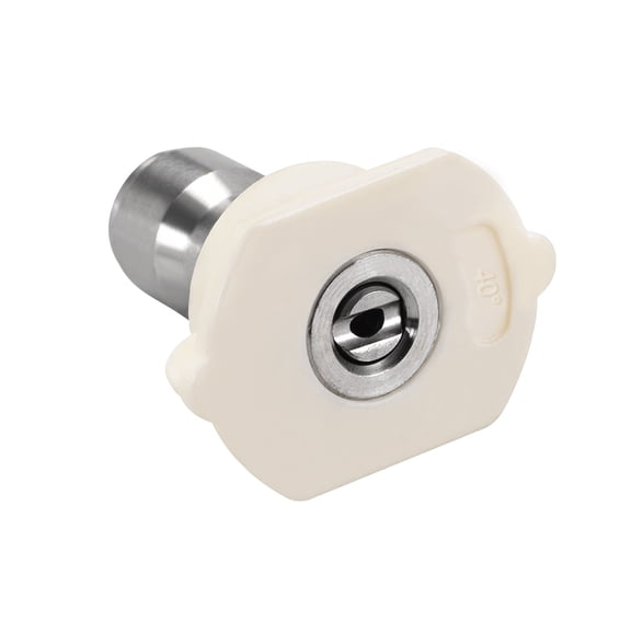 Unique Bargains Pressure Washer Spray Nozzle Tips, 1/4 Inch Stainless Steel (40 Degree, 2mm Orifice Diameter)