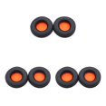 thumbnail image 3 of QualitChoice Coussinets d'Oreille Coussins Écouteurs de Jeu Coussinets Ronds en Cuir Manchon en Maille Coussinets de Rechange pour Skullcandy Hehs2.0 Orange Ensemble de 3, 3 of 6