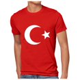 thumbnail image 1 of GDREDA T-Shirt pour Homme Imprimé Thème Dinde T-Shirt Décontracté Col Rond T-Shirt Manches Courtes T-Shirt à Rayures Chemise à Manches Longues pour Homme, 1 of 4