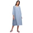 thumbnail image 2 of Moomaya Nuisette Imprimée pour Femmes Longueur Genou en Coton Tenue de Nuit Courte, 2 of 6