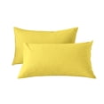 thumbnail image 2 of Staron Cooling Pillow Cases Queen Size Set of 2, Soft Brushed Microfiber Breathable Cooling Pillow Case for Hot Sleepers with Envelope Closure, Yellow Pillow Cases, 2 of 6