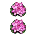 thumbnail image 2 of QualitChoice Artificial Lotus Replacement Simulation Outdoor Garden Park Pond Pool Photography Fake Water Flower Decor Dark Pink 2PCS, 2 of 6